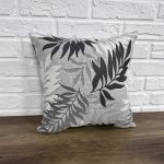 Жакардова подушка "Grey tropic" 40х40 см