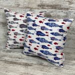 Подушка панама "Fish" 40х40 см
