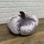 Гарбуз декоративний велюровий мармуровий