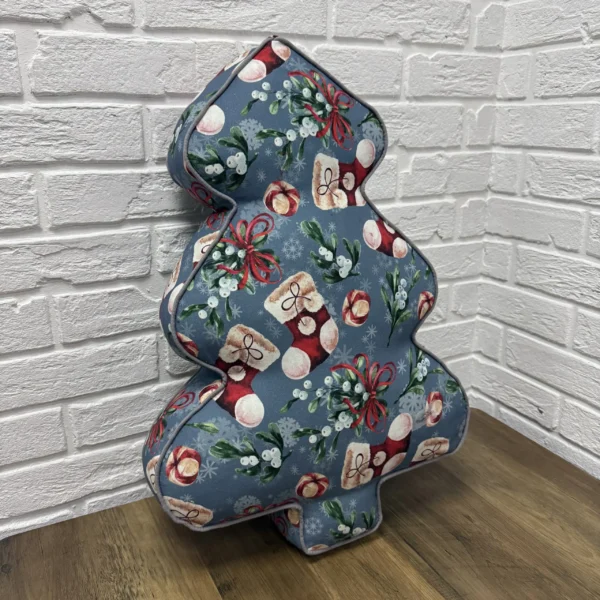 Подушка новорічна ялинка "X-mas Red Socks" 45х60 см