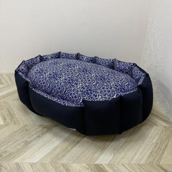 Лежак для котів та собак панама модель 1 “Curly blue”