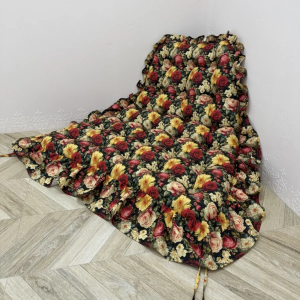 Подушка в кокон панама "Black rose"