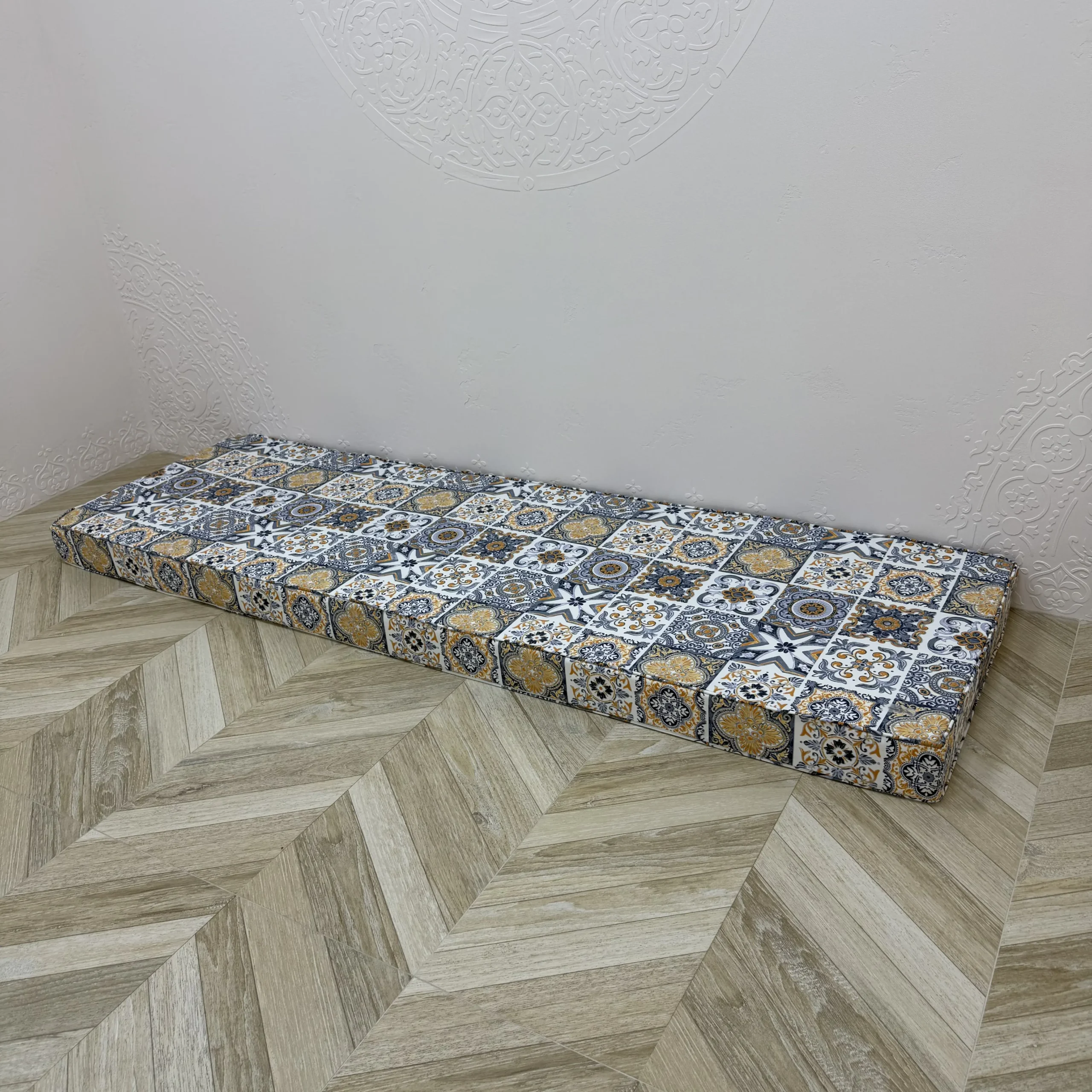 Матрац на підвіконня/каркаси/піддони/садові меблі панама “Abstraction”
