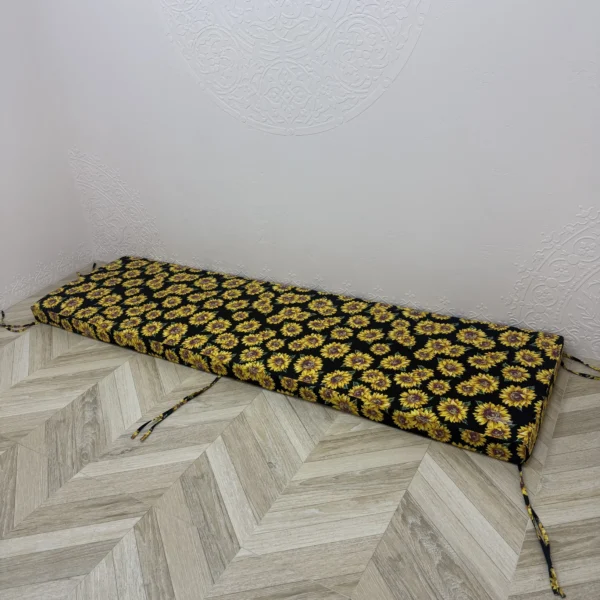 Матрац на підвіконня/каркаси/піддони/садові меблі панама “Sunflowers”