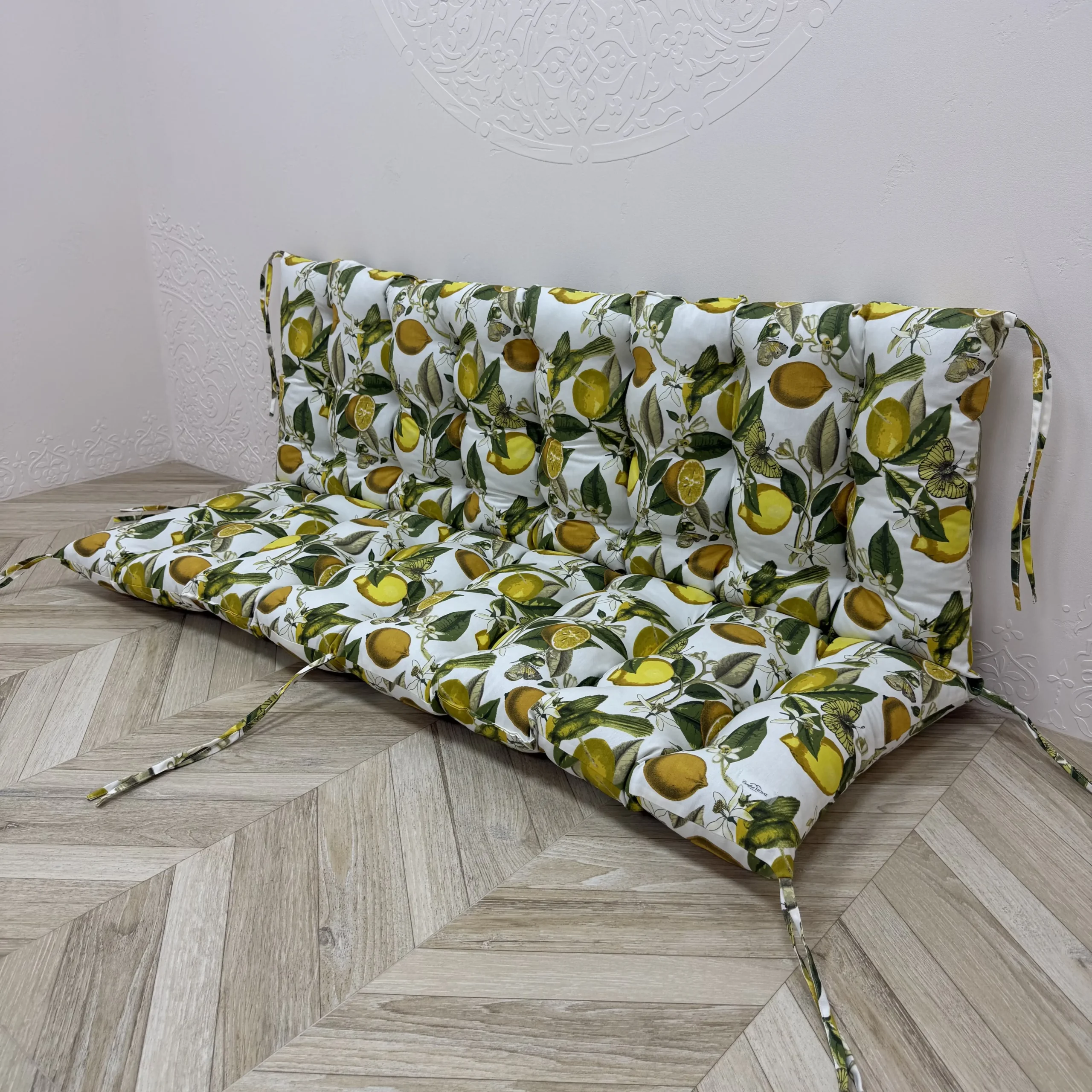Подушка на піддони/гойдалки/каркаси/садові меблі панама “Lemon meyeri”