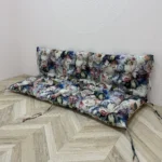 Подушка на піддони/гойдалки/каркаси/садові меблі панама “3D flowers”