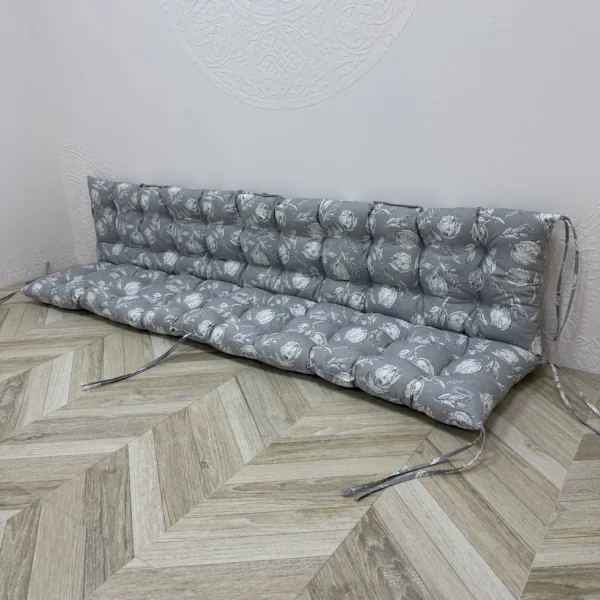 Подушка на піддони/гойдалки/каркаси/садові меблі панама “Artichoke grey 1”