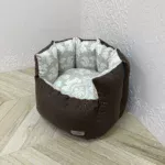 Лежак для котів та собак панама модель 1 “Baroque beige”