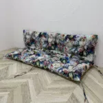 Подушка на піддони/гойдалки/каркаси/садові меблі панама “3D flowers”