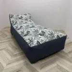 Безкаркасне крісло водонепроникне "Tropical forest grey" 90х180х80 см