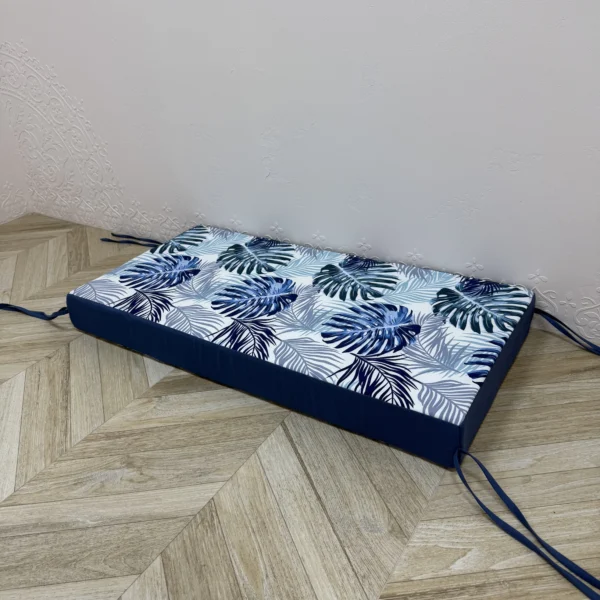 Матрац на підвіконня/каркаси/піддони/садові меблі панама “Tropical leaves”