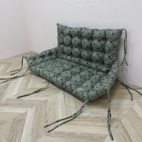 Подушка з бортами на піддони/гойдалки/каркаси/садові меблі панама “Rope”